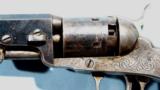 EARLY FACTORY ENGRAVED BACON, NORWICH, CONN. PERCUSSION .31 CAL. POCKET REVOLVER CA. 1861-2. - 4 of 7
