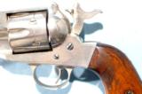 EXCELLENT REMINGTON MODEL 1875 SINGLE ACTION .44-40 CAL. 7 ½” NICKEL REVOLVER CIRCA 1876. - 8 of 9