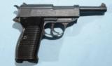 EXCELLENT WW2 WALTHER P-38 CYQ SEMI-AUTO 9MM PISTOL.
- 2 of 9
