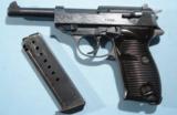 EXCELLENT WW2 WALTHER P-38 CYQ SEMI-AUTO 9MM PISTOL.
- 1 of 9