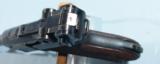 EXCELLENT WW2 NAZI LUGER CODE 42 DATED 1940 SEMI-AUTO 9MM PISTOL.- 5 of 8