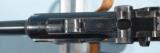 EXCELLENT WW2 NAZI LUGER CODE 42 DATED 1940 SEMI-AUTO 9MM PISTOL.- 3 of 8