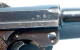 EXCELLENT WW2 NAZI LUGER CODE 42 DATED 1940 SEMI-AUTO 9MM PISTOL.- 6 of 8