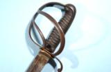 BRITISH PATTERN 1821 or 1822 ARTILLERY OFFICER'S SWORD AND SCABBARD. - 3 of 6
