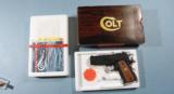 COLT MK IV/SERIES 80 OFFICER’S .45 ACP PISTOL CIRCA 1980’S NEW UNFIRED IN ORIG. BOX W/PAPERS.
- 1 of 3