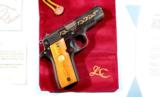 LADY COLT GOVERNMENT MODEL .380 ACP PISTOL CIRCA 1980’S NEW UNFIRED IN ORIG. BOX W/PAPERS & VELVET CARRYING BAG. - 4 of 4