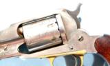 SUPERIOR REMINGTON NEW MODEL NAVY .38RF CAL. FACTORY EJECTOR CONVERSION REVOLVER CIRCA 1870. - 4 of 8