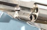 BRILLIANT REMINGTON NEW MODEL POLICE .38RF CAL. 4 ½” NICKEL REVOLVER CIRCA EARLY 1870’S. - 11 of 11