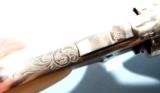 FACTORY ENGRAVED REMINGTON-SMOOT #1 NEW MODEL. .30 RF SHORT CAL. NICKEL REVOLVER CA. EARLY 1870’S. - 8 of 9