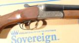 ITALIAN FAUSTI FOR BERETTA SOVEREIGN SIDE BY SIDE 20 GA.-3” SHOTGUN CA. 1980’S NEW UNFIRED IN BOX W/PAPERS. - 1 of 9
