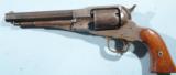 CIVIL WAR ERA REMINGTON NEW MODEL POLICE .36 CAL. REVOLVER WITH FACTORY SILVER PLATED FRAME CA. 1864-5. - 2 of 8