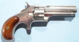 BRILLIANT MINT REMINGTON SMOOT #1 30RF SHORT CAL. POCKET REVOLVER CIRCA 1870’S.- 1 of 8
