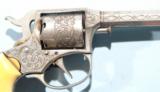 FACTORY ENGRAVED REMINGTON RIDER D.A. 31RF CAL CONVERSION REVOLVER FROM THE ELLWOOD JONES COLLECTION. - 3 of 7