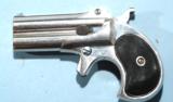 UNFIRED REMINGTON ELLIOT PATENT 41RF CAL. O/U DOUBLE DERRINGER NEAR NEW IN ORIGINAL BOX.- 2 of 10