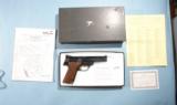 HIGH STANDARD VICTOR MILITARY .22LR SEMI-AUTO PISTOL NEW UNFIRED IN ORIG. BOX. - 1 of 5