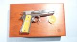 COLT 1911A1
OR 1911-A1 GOVERNMENT MODEL SILVER STAR .45ACP PISTOL NEW UNFIRED IN ORIG. DISPLAY CASE.
- 3 of 4
