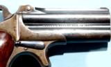 RARE REMINGTON 1ST MODEL .41 RF CAL. BLUE DOUBLE DERRINGER CA. 1866.- 3 of 8