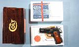 COLT CUSTOM SHOP SERIES 80 OFFICER’S COMMENCEMENT .45 ACP UNFIRED NEW IN BOX W/DISPLAY CASE. 