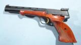 1963 MINT ORIGINAL CONDITION BROWNING MEDALIST .22LR TARGET PISTOL WITH VENT RIB PISTOL IN ORIG. CASE.- 3 of 6