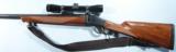 LIKE NEW BROWNING MODEL 1885 .22-250 HIGH WALL SINGLE SHOT VARMINT RIFLE WITH LEUPOLD SCOPE. - 4 of 6