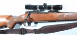 LIKE NEW WINCHESTER MODEL 70 SA CLASSIC FEATHERWEIGHT .243WIN RIFLE WITH LEUPOLD SCOPE. - 1 of 6