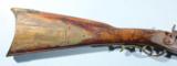 REVOLUTIONARY WAR ERA PENNSYLVANIA LONGRIFLE SIGNED G. SCHROYER W/ORNATE RAISED CARVED STOCK. - 2 of 11