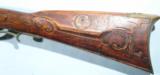 REVOLUTIONARY WAR ERA PENNSYLVANIA LONGRIFLE SIGNED G. SCHROYER W/ORNATE RAISED CARVED STOCK. - 1 of 11