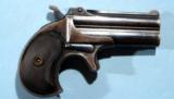 EXCELLENT REMINGTON ARMS CO. TYPE II BLUED .41RF CAL. O/U DOUBLE DERRINGER IN ORIGINAL BOX CA. 1890’S. - 3 of 8