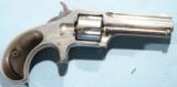 SCARCE REMINGTON-SMOOT #2 .32 RF CAL. LONG CYLINDER POCKET REVOLVER CIRCA 1870’S. - 1 of 6