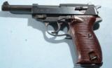 EXCELLENT WW2 WALTHER BYF/44 P-38
OR P38 SEMI-AUTOMATIC 9MM PISTOL. - 1 of 7