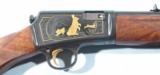 WINCHESTER U.S. REPEATING ARMS ENGRAVED MODEL 63 HIGH GRADE .22LR SEMI-AUTO RIFLE.
- 1 of 8