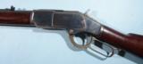 EXCELLENT WINCHESTER MODEL 1873 LEVER ACTION .38-40 CAL. RIFLE W/FACTORY LETTER. - 1 of 9