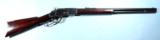 EXCELLENT WINCHESTER MODEL 1873 LEVER ACTION .38-40 CAL. RIFLE W/FACTORY LETTER. - 2 of 9