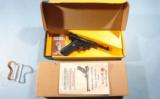 NEW IN BOX RUGER MARK II BLUE 4 3/4" .22LR SEMI-AUTO PISTOL, CIRCA 1982.- 1 of 5