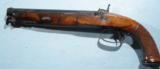 CHARLES LANCASTER, LONDON PERCUSSION .65 CAL. MOUNTED OFFICER’S HOLSTER PISTOL CIRCA 1860.
- 2 of 9