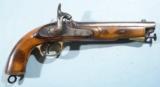 BRITISH PATTERN 1858 EAST INDIAN GOVT. CAVALRY PISTOL DATED 1869. - 1 of 5
