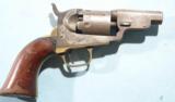CIVIL WAR ERA EARLY COLT 1849 POCKET BELLY GUN REVOLVER WITH PERIOD 2 3/4" CUTDOWN BARREL. - 1 of 7