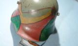 SUPERIOR WW1 OR WWI IMPERIAL GERMAN M-16 TORTOISE CAMO PAINTED BAVARIAN INFANTRY HELMET CA. 1917. - 3 of 6