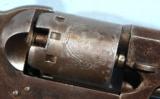 FINE CIVIL WAR ERA MANHATTAN FIRE ARMS CO. 3RD MODEL PERCUSSION .36 CAL. NAVY REVOLVER CA. 1863-4.- 6 of 7