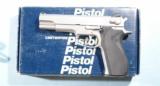 NEW IN BOX SMITH & WESSON MODEL 1006 10MM STAINLESS STEEL D.A. PISTOL. Circa 1980's. - 2 of 6