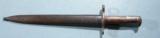 SWISS MODEL 1889 OR M1889 SCHIMDT RUBIN RIFLE BAYONET & SCABBARD FOR 1911 RIFLE BY NEUHAUSEN. - 2 of 4