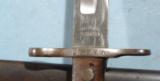 SWISS MODEL 1889 OR M1889 SCHIMDT RUBIN RIFLE BAYONET & SCABBARD FOR 1911 RIFLE BY NEUHAUSEN. - 3 of 4