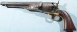 EARLY CIVIL WAR COLT U.S. MODEL 1860 PERCUSSION .44 CAL. 4 SCREW ARMY REVOLVER CA. 1862.- 2 of 8