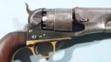 EARLY CIVIL WAR COLT U.S. MODEL 1860 PERCUSSION .44 CAL. 4 SCREW ARMY REVOLVER CA. 1862.- 3 of 8