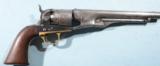 EARLY CIVIL WAR COLT U.S. MODEL 1860 PERCUSSION .44 CAL. 4 SCREW ARMY REVOLVER CA. 1862.- 1 of 8