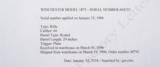 ORIGINAL WINCHESTER MODEL 1873 SPECIAL ORDER .44 W.C.F. CAL. SHORT RIFLE CA. 1906 W/MEXICAN REVOLUTION HISTORY AND FACTORY LETTER. - 11 of 11