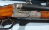 SUPERB PRE WAR GERMAN 8X57JR DOUBLE RIFLE BY ERNST SCHULZ OF SUHL W/ORIG. GERARD LANDLICHT 4X SCOPE. - 6 of 13