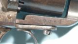 CIVIL WAR LEFAUCHEUX MODEL 1854 SINGLE ACTION 12 MM PINFIRE CAVALRY REVOLVER CIRCA 1861. - 6 of 6
