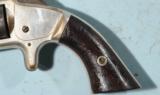 CIVIL WAR ERA SMITH & WESSON NO. 1 SECOND ISSUE .22 CAL. POCKET REVOLVER CA. 1865.- 3 of 6