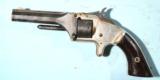 CIVIL WAR ERA SMITH & WESSON NO. 1 SECOND ISSUE .22 CAL. POCKET REVOLVER CA. 1865.- 2 of 6